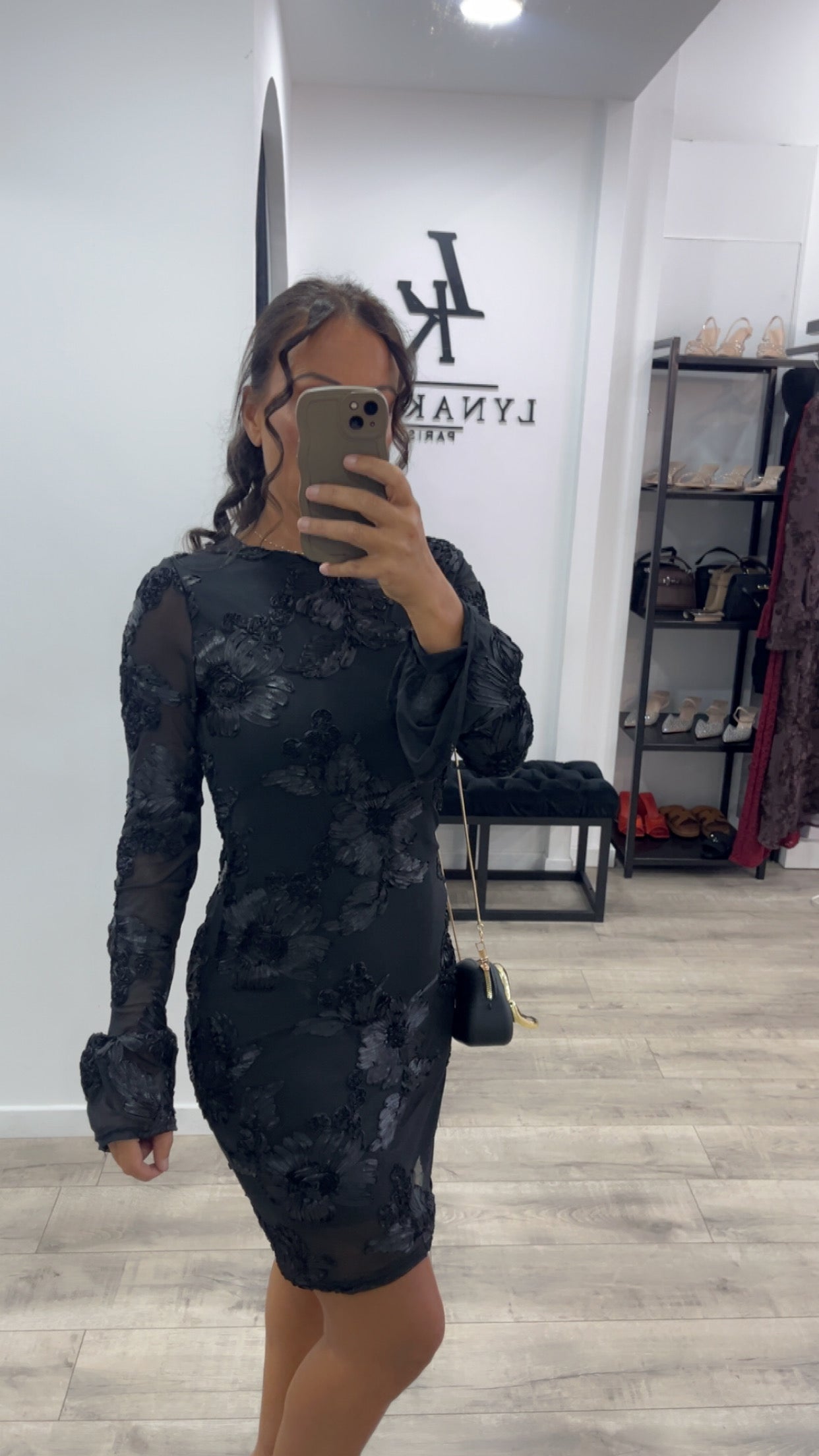 Robe noir courte