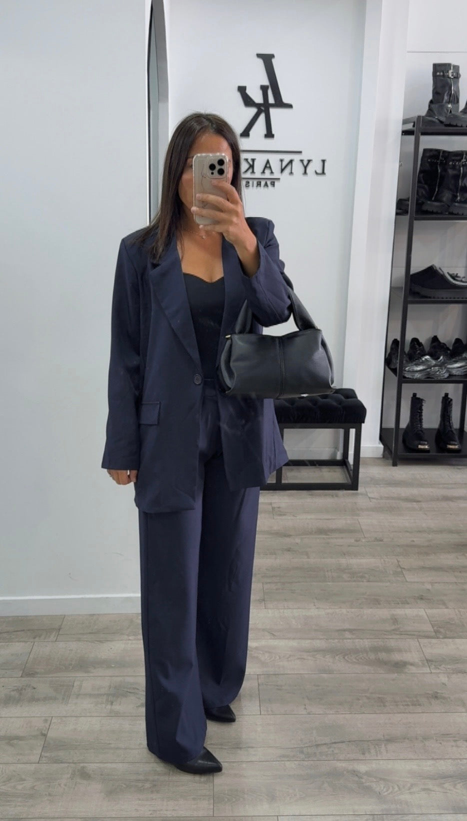 Tailleur over size Bleu Marine