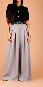 Pantalon jupe gris