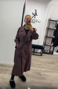 Trench bordeaux