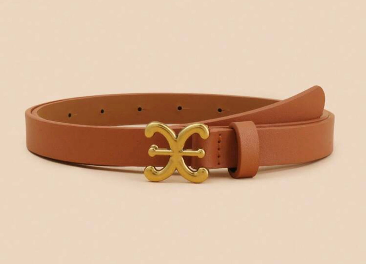 Ceinture C marron