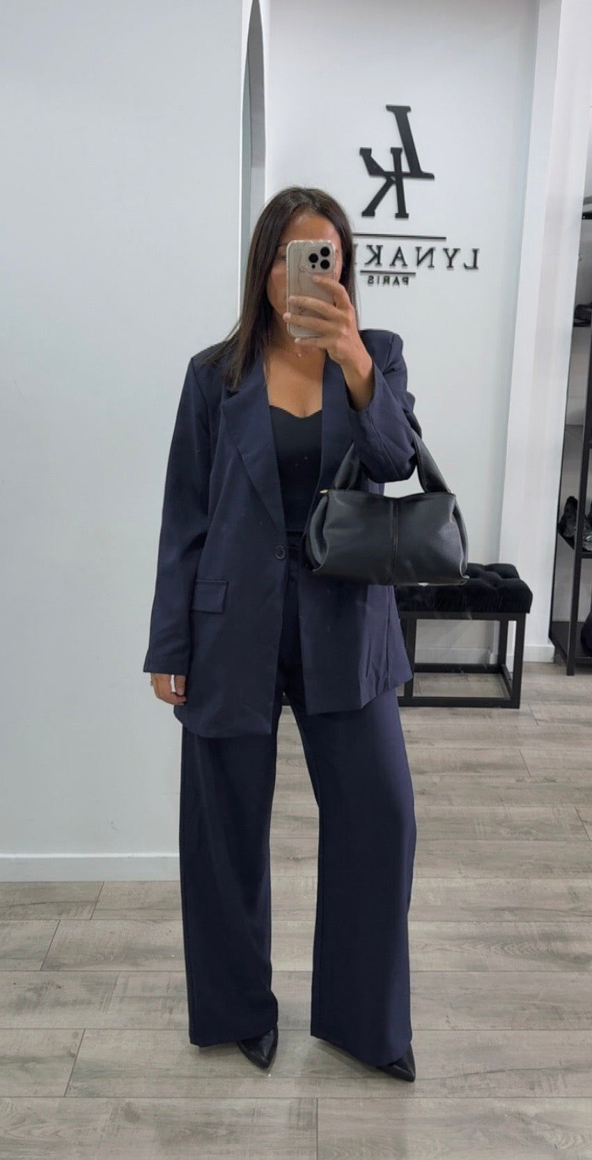 Tailleur over size Bleu Marine