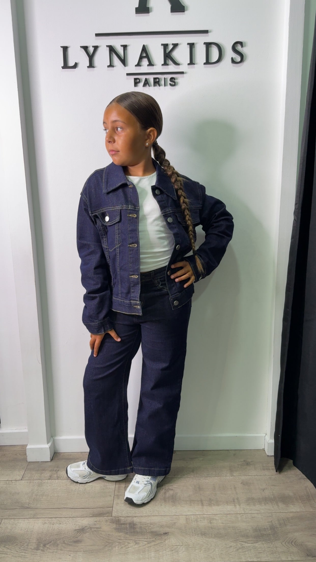 Ensemble jeans bleu brut