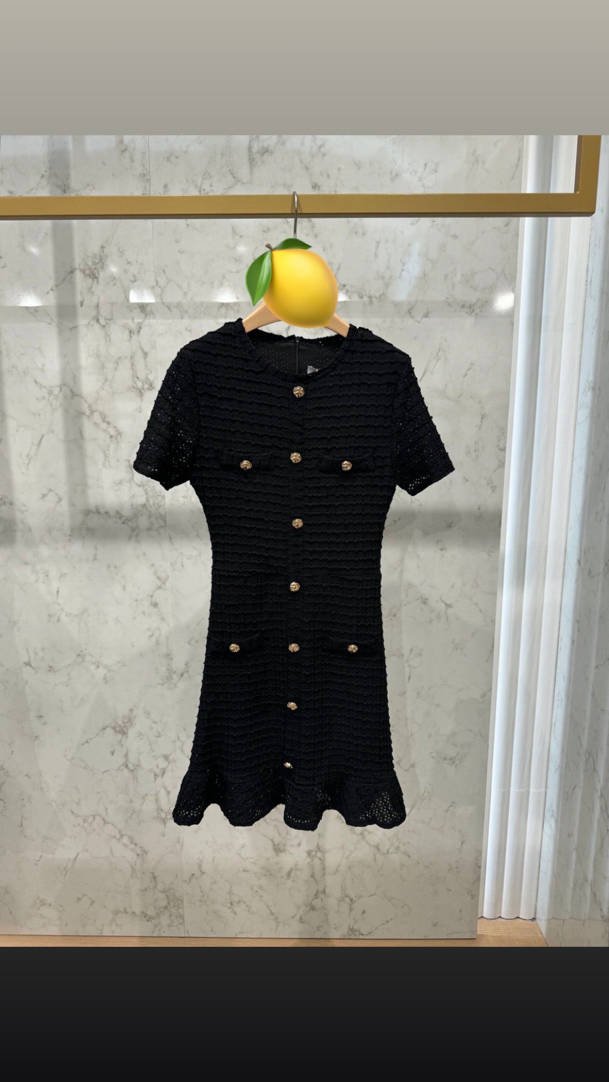 Robe Noir Maya