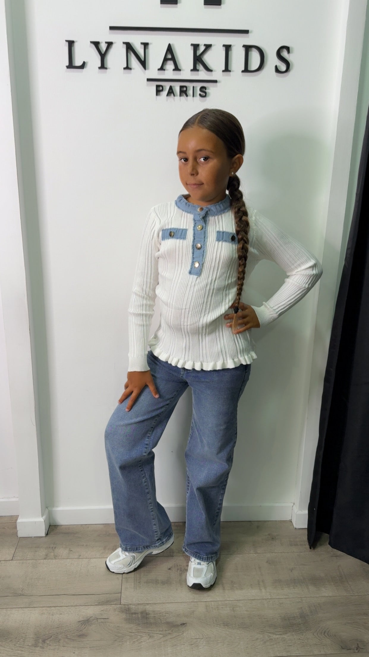 Jeans bleu Mom
