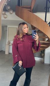 Pull bordeaux