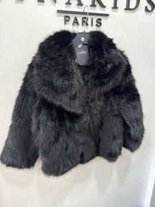 Fausse fourrure Noir