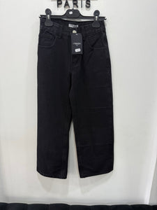 Jeans noir Mom