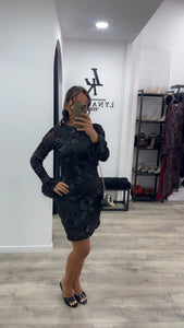 Robe noir courte