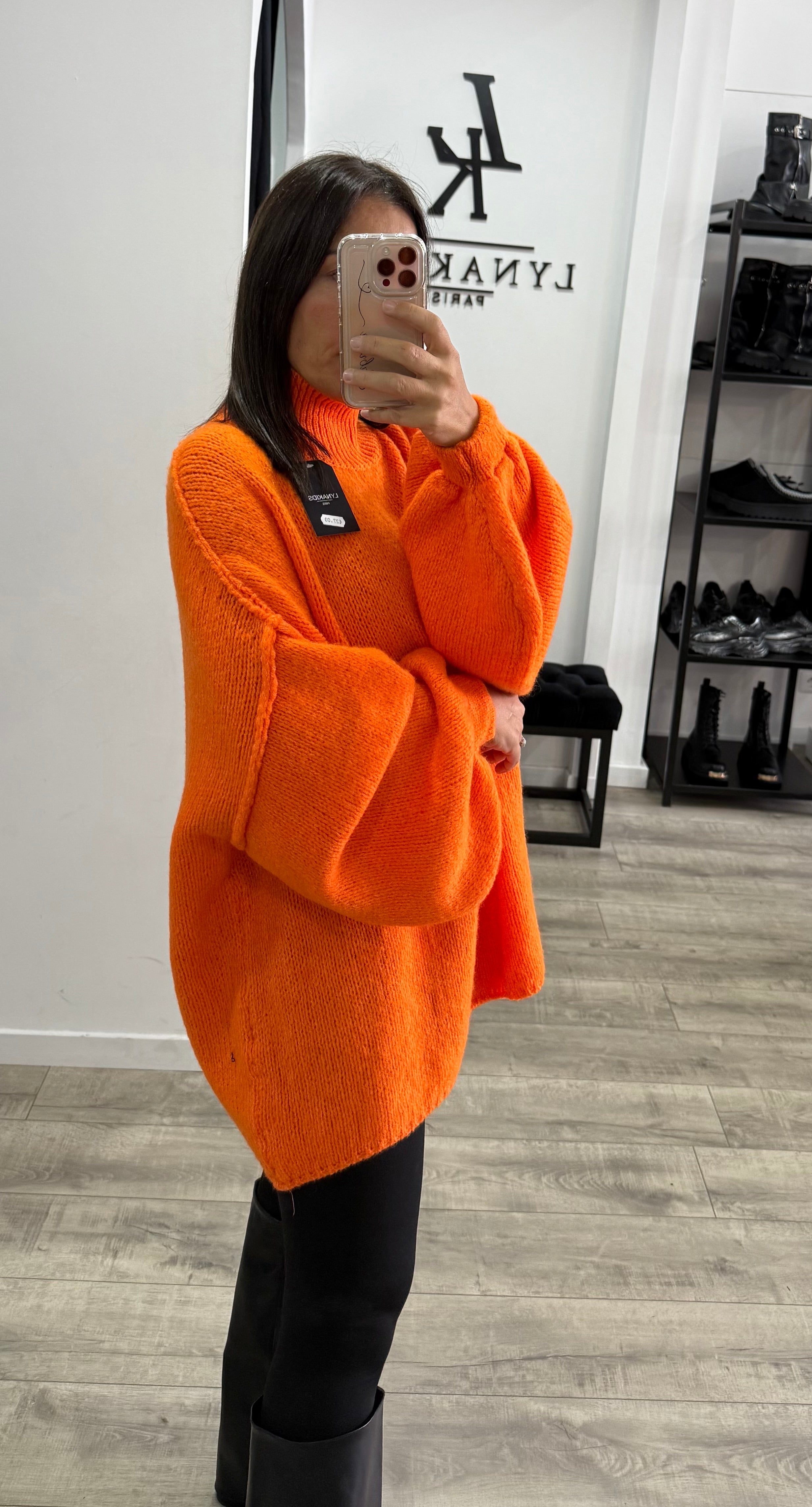 Pull maxi Orange
