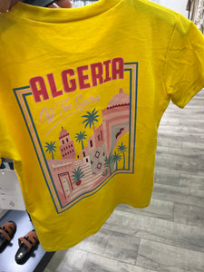 T-shirt Algeria Jaune