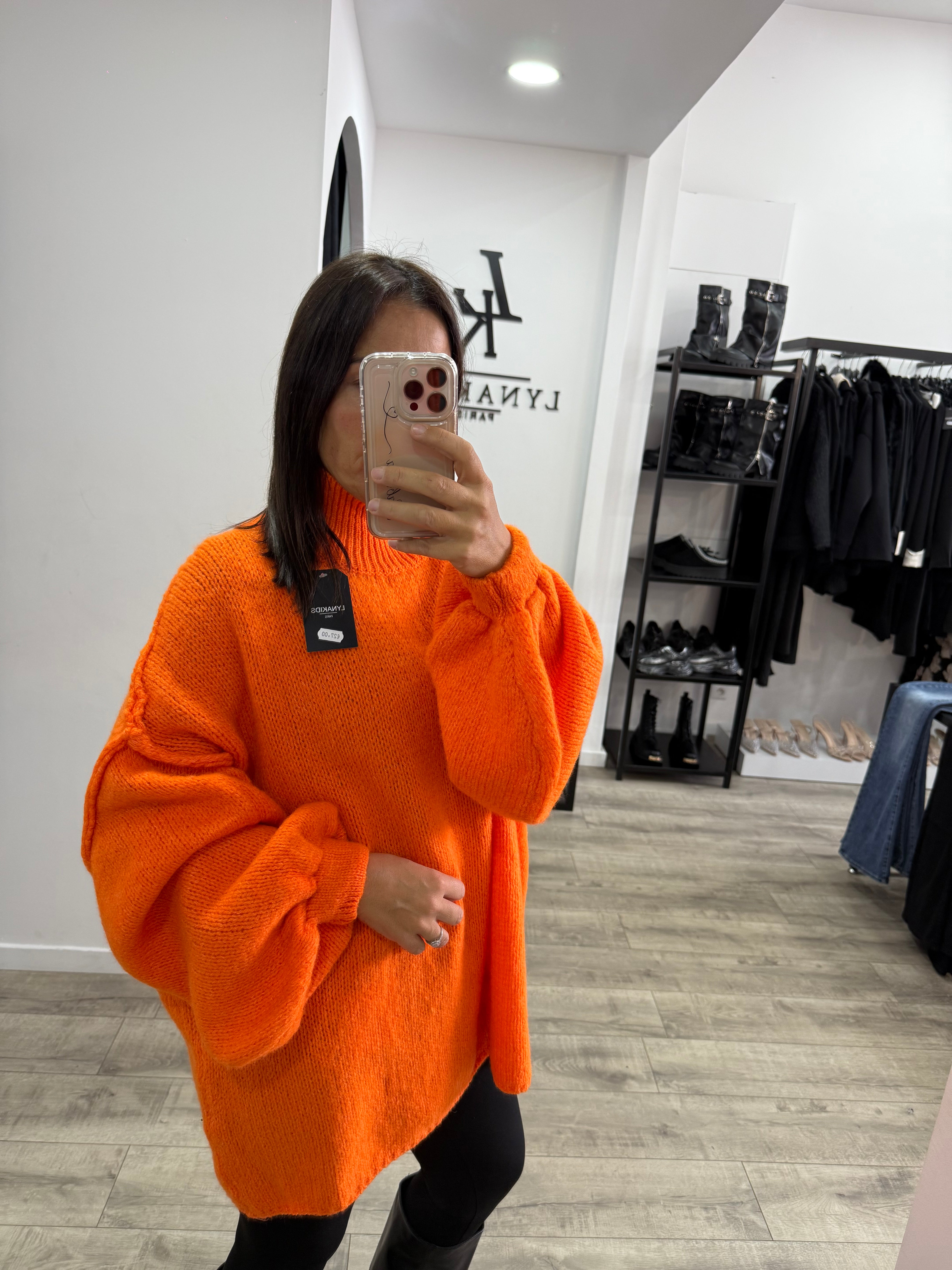 Pull maxi Orange