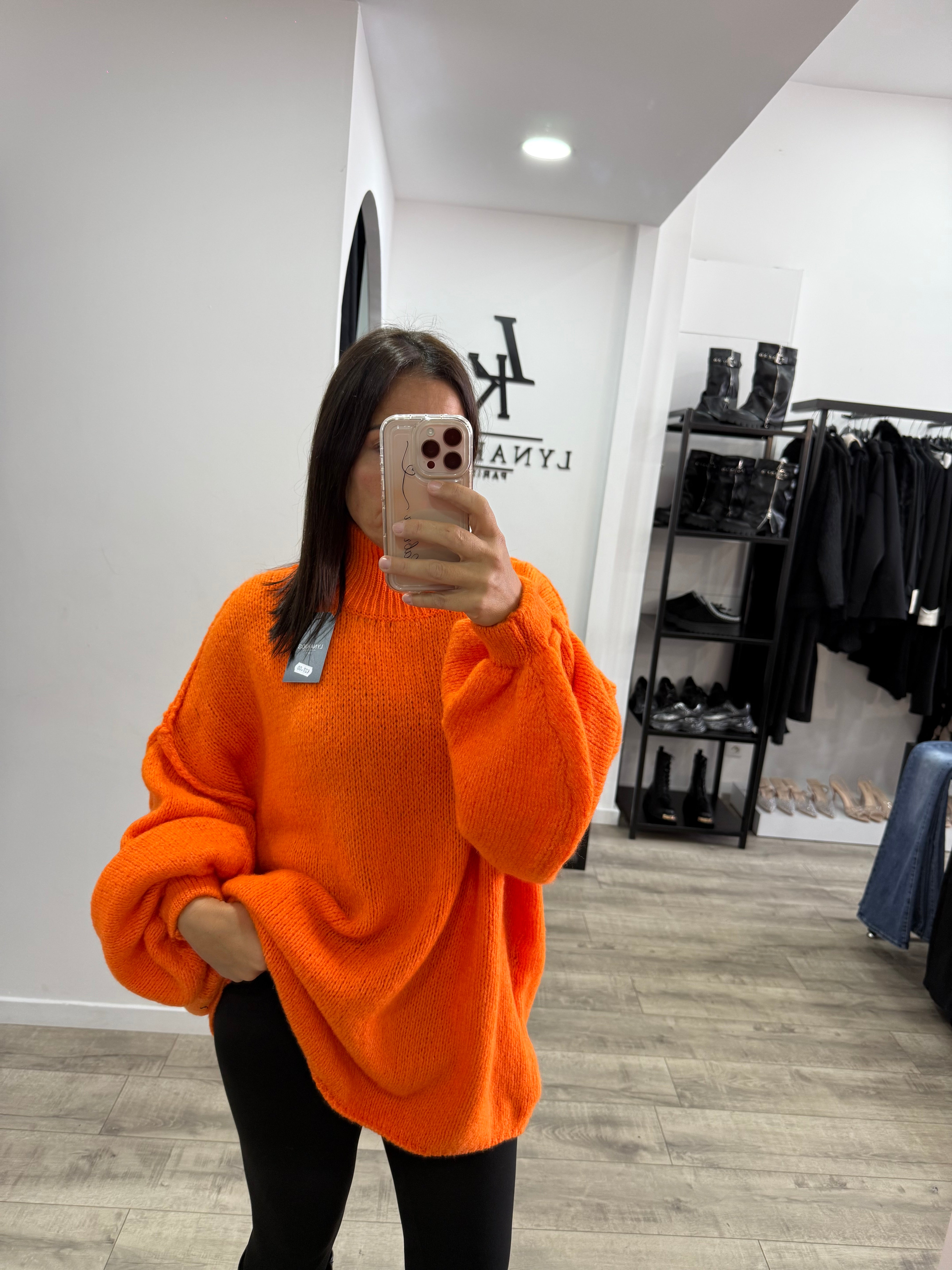 Pull maxi Orange