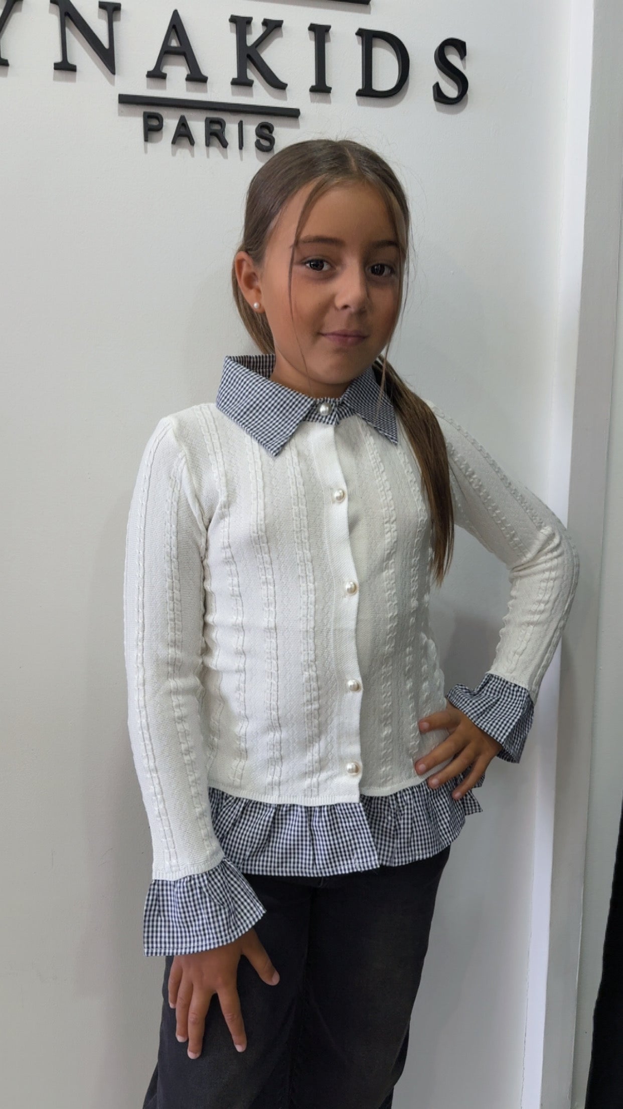 Gilet haut Vichy