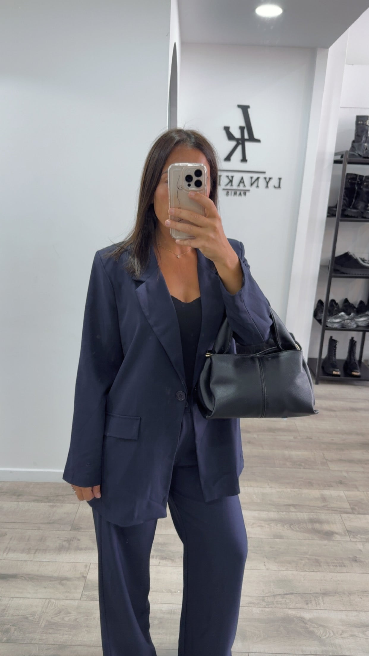 Tailleur over size Bleu Marine