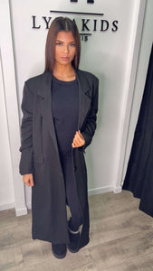 Robe blazer noir