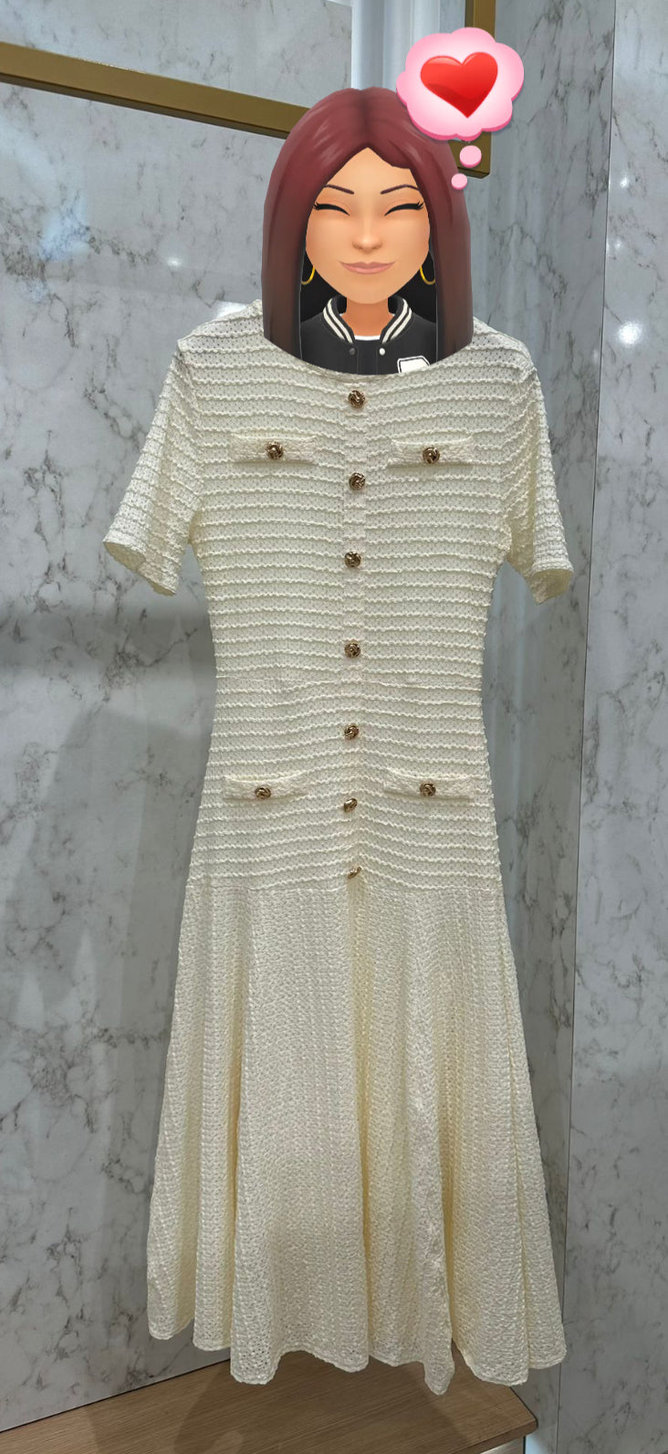 Robe Beige Maya longue