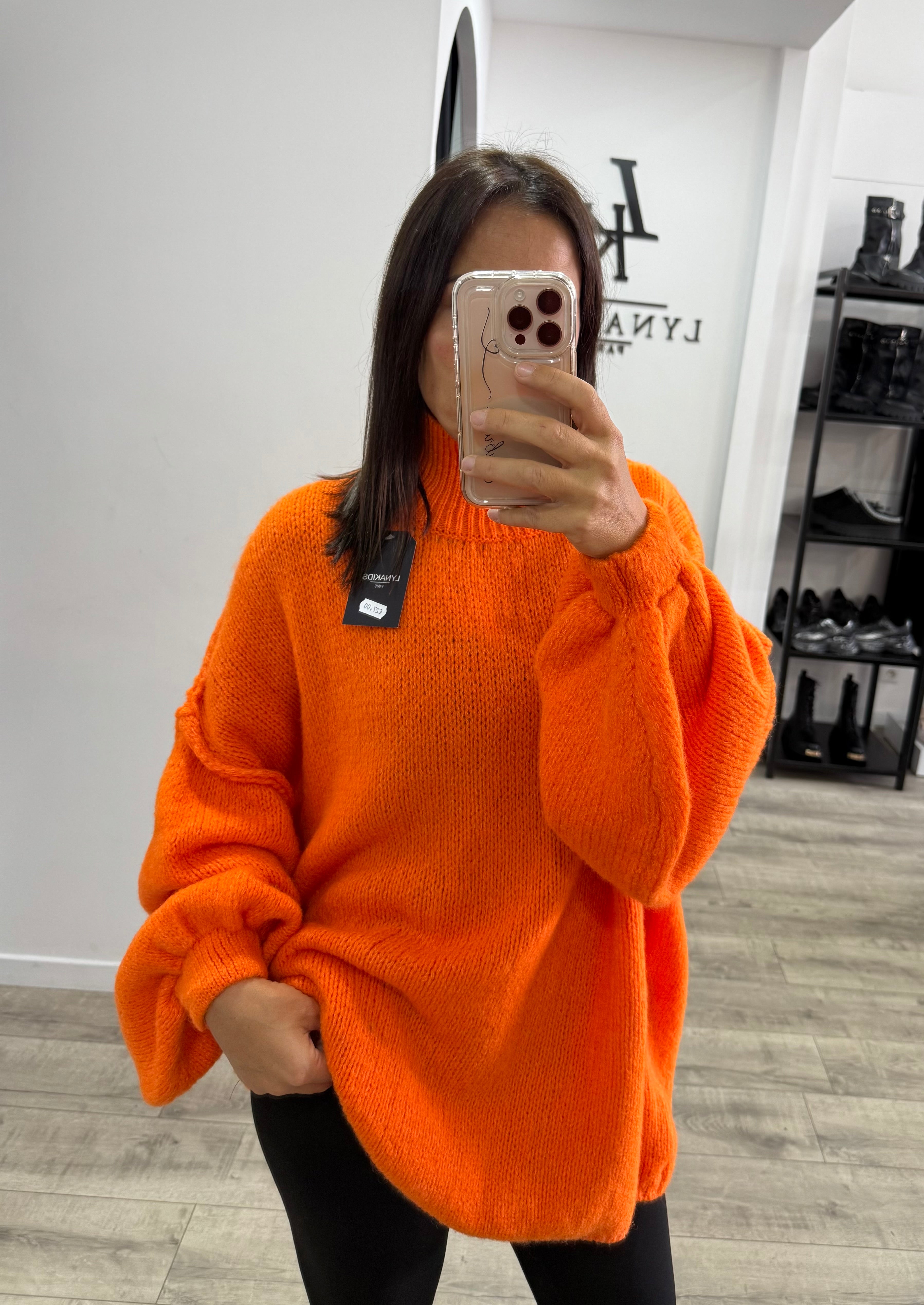 Pull maxi Orange