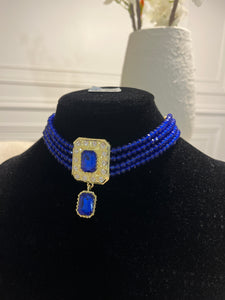 Collier oriental Bleu