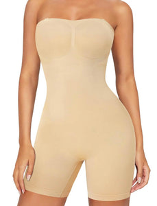 Combinaison bustier gainante Beige