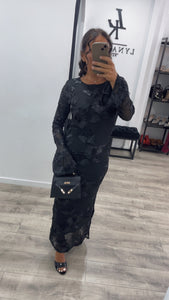 Robe noir longue