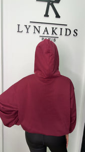 Sweat bordeaux