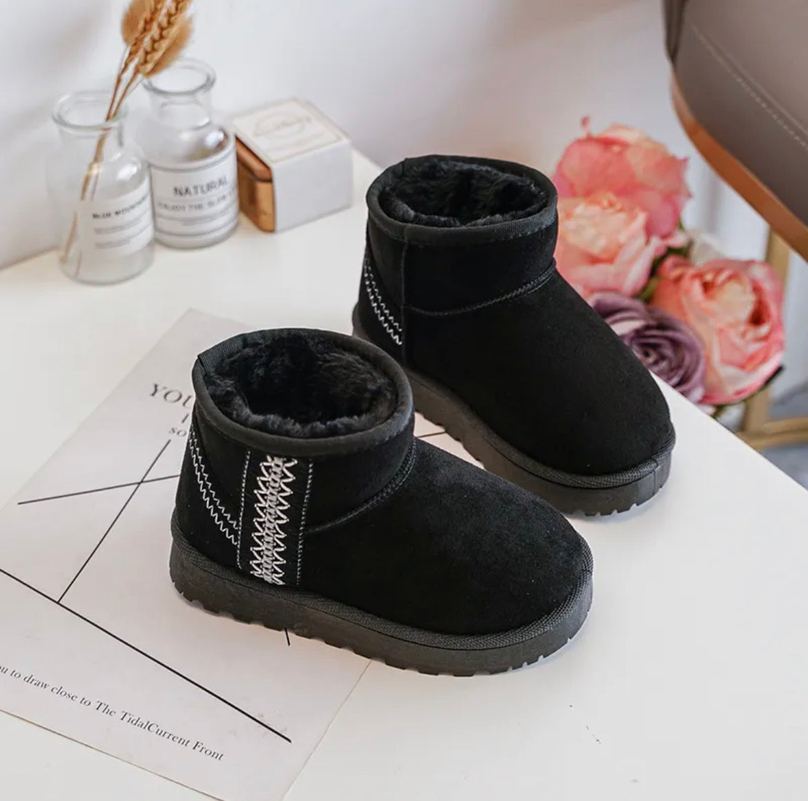 Inspi Ugg noir compensé nouveauté