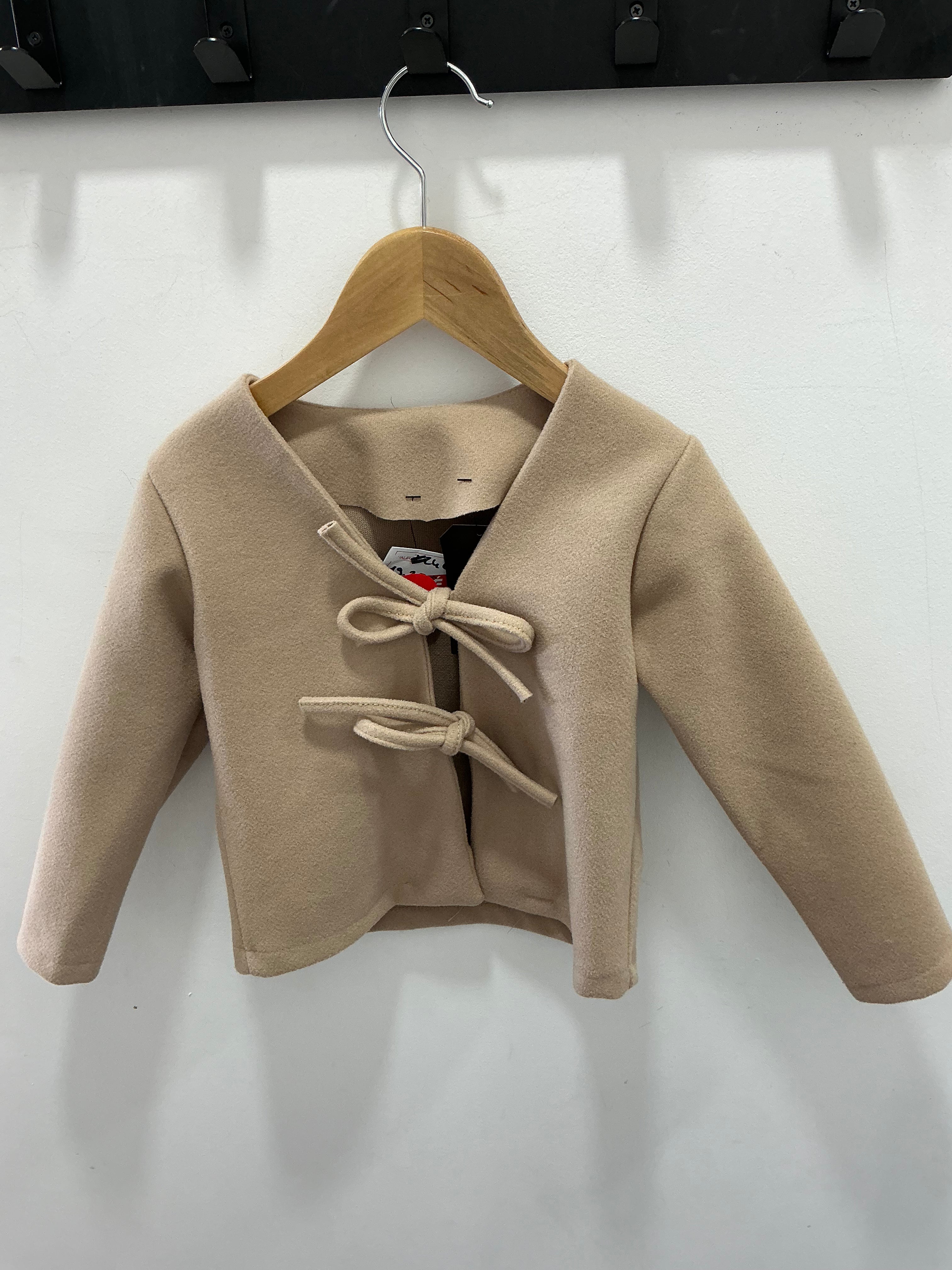 Ensemble gilet noeud beige